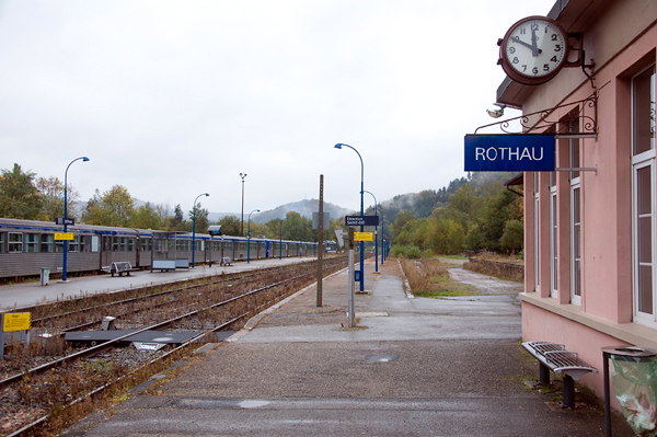 Bahnhof Rothau, ehem. Ankunftsort der KZ-Häftlinge